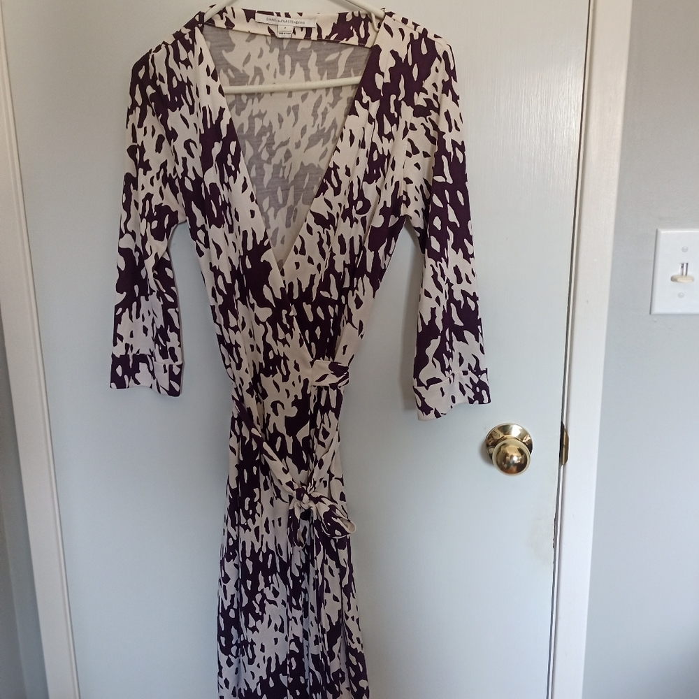 DVF Julian Two silk wrap dress